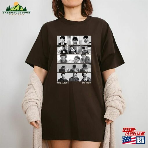 Jonas Brothers Comfort Colors Shirt Five Albums One Night Tour 2023 Unisex Sweatshirt