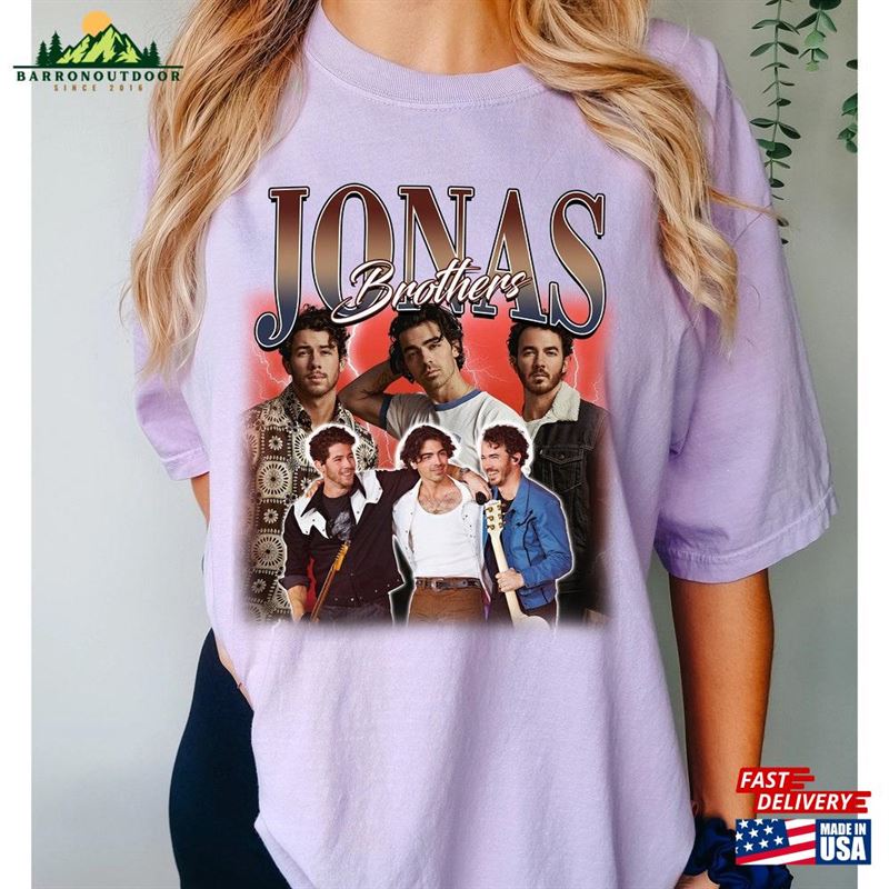 Jonas Brothers Comfortr Color Shirt Tour Concert 2023 Retro Gift Sweatshirt Hoodie Jonas Brothers Comfortr Color Shirt Tour Concert 2023 Retro Gift Sweatshirt Hoodie