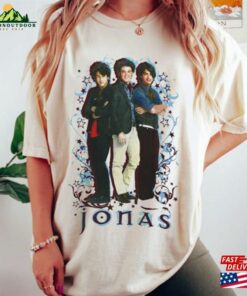 Jonas Brothers Cool T-Shirt Retro 90S Sweatshirt Five Albums One Night Tour Shirt Unisex