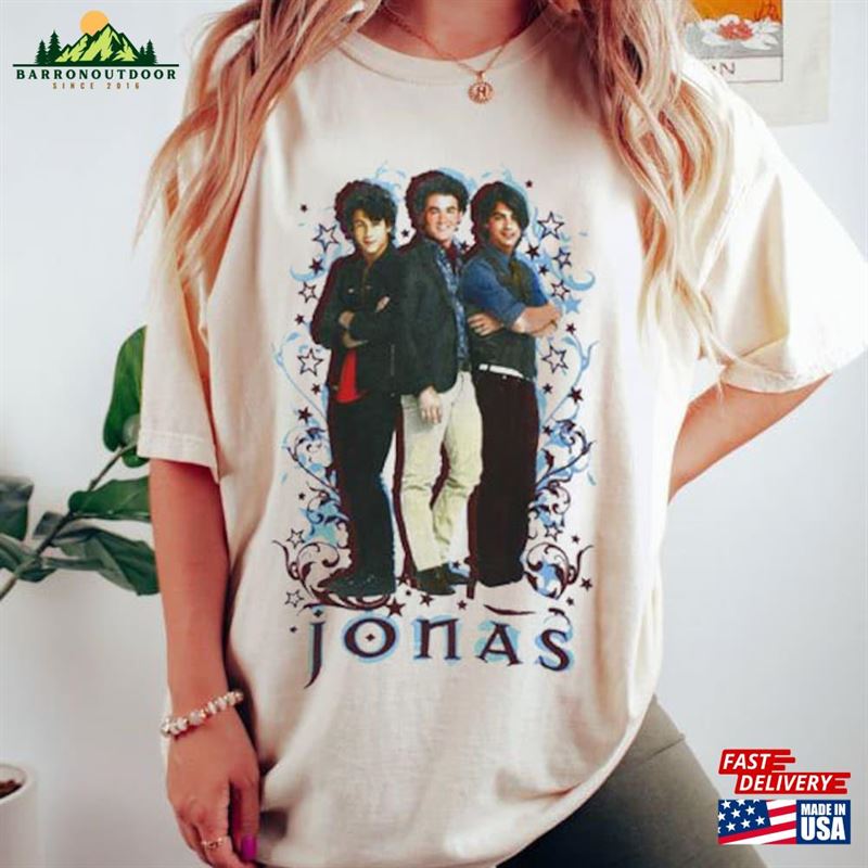 Jonas Brothers Cool T-Shirt Retro 90S Sweatshirt Five Albums One Night Tour Shirt Unisex Jonas Brothers Cool T-Shirt Retro 90S Sweatshirt Five Albums One Night Tour Shirt Unisex