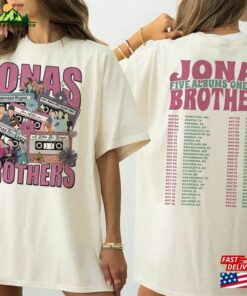 Jonas Brothers Double Side Shirt Tour Cassette Sweatshirt Unisex