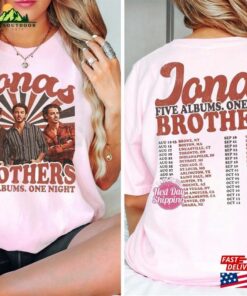 Jonas Brothers Double Sided Crewneck Sweatshirt Tour Shirt Concert 2023 Retro Unisex Gift