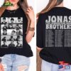 Jonas Brothers Double Sided Sweatshirt Five Albums One Night Tour Dates Shirt Joe Merch Hoodie