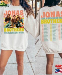 Jonas Brothers Double Sided Sweatshirt Tour Sweater Concert 2023 Retro Unisex Gift T-Shirt Classic