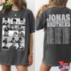 Jonas Brothers Double Sided T-Shirt Five Albums One Night Tour Shirt 2023 Classic