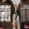 Jonas Brothers Double Sided T-Shirt Five Albums One Night Tour Shirt 2023 Classic Unisex