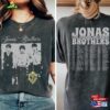 Jonas Brothers Double Sided T-Shirt Five Albums One Night Tour Shirt 2023 Sweatshirt