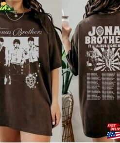 Jonas Brothers Double Sided T-Shirt Five Albums One Night Tour Shirt 2023 Sweatshirt Hoodie