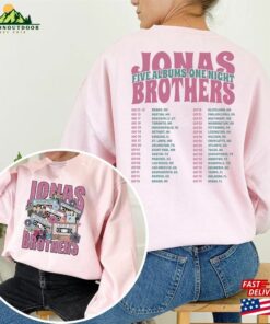 Jonas Brothers Double Sided T-Shirt Tour Hoodie Concert 2023 Retro Unisex Gift