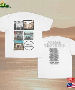 Jonas Brothers Double Sided T-Shirt Tour Shirt Concert 2023 Retro Unisex Gift Sweatshirt
