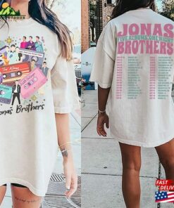 Jonas Brothers Double Sided T-Shirt Tour Sweatshirt Concert 2023 Retro Unisex Gift
