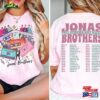 Jonas Brothers Double Sided T-Shirt Tour Sweatshirt Concert 2023 Retro Unisex Gift Classic