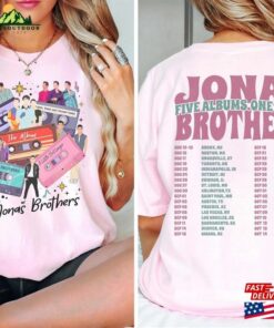 Jonas Brothers Double Sided T-Shirt Tour Sweatshirt Concert 2023 Retro Unisex Gift Classic