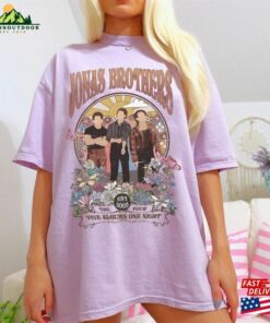 Jonas Brothers Est 2005 Vintage T-Shirt Five Albums One Night Tour Shirt 2023 Hoodie Unisex