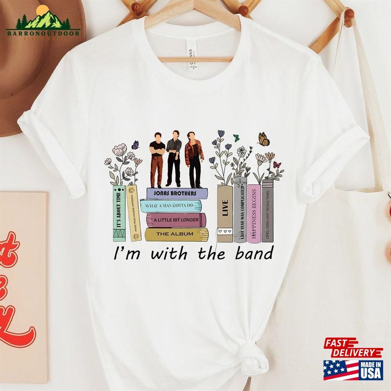 Jonas Brothers Fan Shirt I'm With The Band Unisex Hoodie Jonas Brothers Fan Shirt I'm With The Band Unisex Hoodie