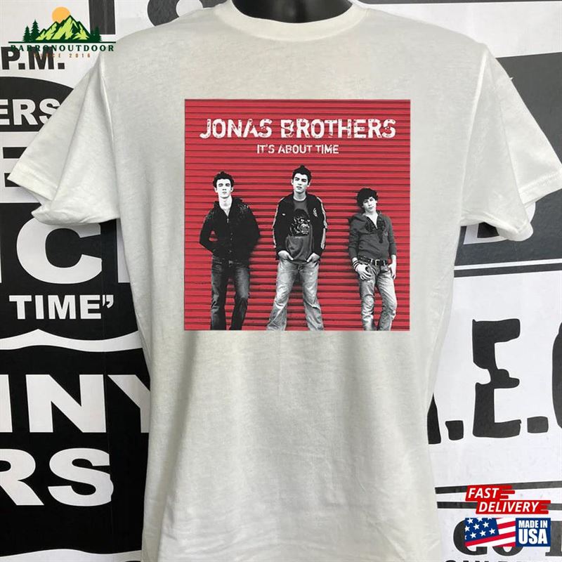 Jonas Brothers Five Albums One Night Shirt 2023 Tour Unisex T-Shirt Jonas Brothers Five Albums One Night Shirt 2023 Tour Unisex T-Shirt