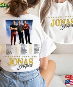 Jonas Brothers Five Albums One Night Shirt Tour 2023 Merch Sweatshirt Hoodie