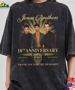 Jonas Brothers Five Albums One Night T-Shirt 18Th Anniversary Shirt Merch Unisex Hoodie