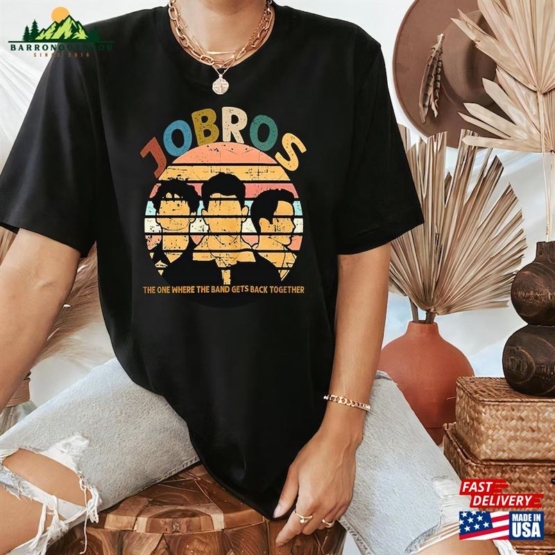Jonas Brothers Five Albums One Night Tour Concert Shirt Merch Gift For Fan Jobros Band Tee Classic Unisex Jonas Brothers Five Albums One Night Tour Concert Shirt Merch Gift For Fan Jobros Band Tee Classic Unisex