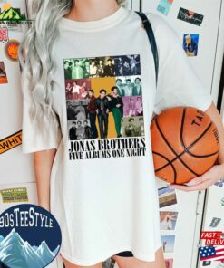 Jonas Brothers Five Albums One Night Tour Shirt Jb 2023 North America Sweatshirt Unisex