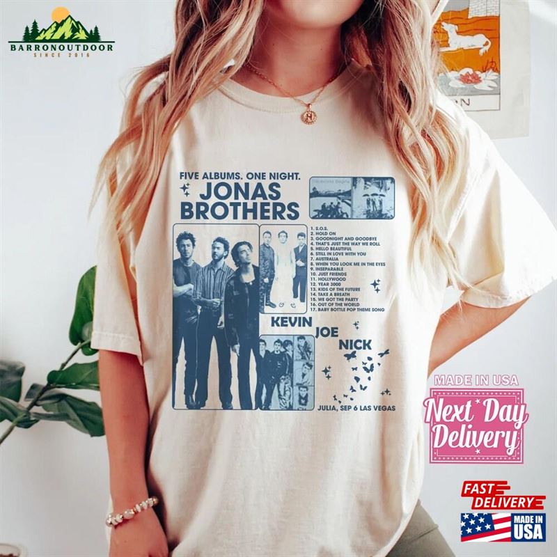 Jonas Brothers Full Album Shirt In My Brother Era Tour Hoodie Sweatshirt Jonas Brothers Full Album Shirt In My Brother Era Tour Hoodie Sweatshirt