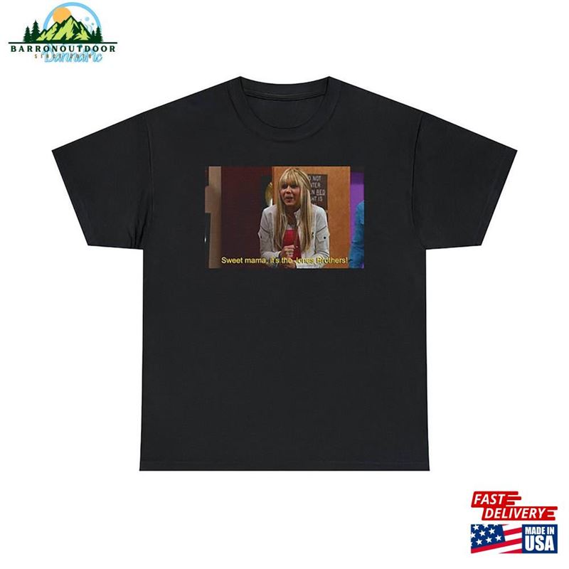 Jonas Brothers Hannah Montana Shirt Band Crewneck Unisex T-Shirt Classic Jonas Brothers Hannah Montana Shirt Band Crewneck Unisex T-Shirt Classic