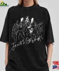 Jonas Brothers Line Art T-Shirt I Love Hot Dads Shirt Merch Sweatshirt Hoodie