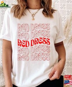Jonas Brothers Meme Shirt Red Dress Tour 2023 Fan Concert Outfit Hoodie Unisex