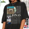 Jonas Brothers Music Shirt Merch Vintage 5 Nights On Broadway Tour 2023 Tickets Album It T-Shirt Classic