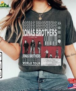 Jonas Brothers Music Shirt Merch Vintage 5 Nights On Broadway Tour 2023 Tickets Album It T-Shirt Sweatshirt