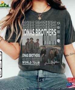 Jonas Brothers Music Shirt Merch Vintage 5 Nights On Broadway Tour 2023 Tickets Album The Family Business Tee Y2k Gift For Fan L905m Unisex Sweatshirt