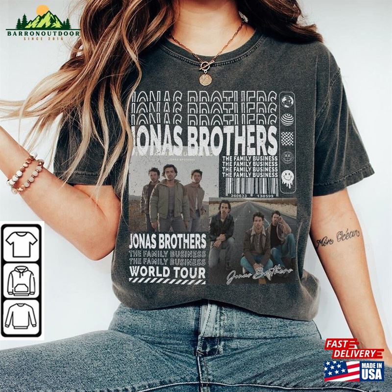 Jonas Brothers Music Shirt Merch Vintage 5 Nights On Broadway Tour 2023 Tickets Album The Family Business Tee Y2k Gift For Fan L905m Unisex Sweatshirt Jonas Brothers Music Shirt Merch Vintage 5 Nights On Broadway Tour 2023 Tickets Album The Family Business Tee Y2k Gift For Fan L905m Unisex Sweatshirt
