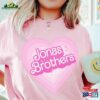 Jonas Brothers Pink Heart Shirt Barbie Inspired Funny Fan Concert Outfit Hoodie Unisex