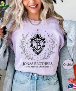 Jonas Brothers Shirt Bella Canvas Five Albums One Night Tour The Classic Sweatshirt