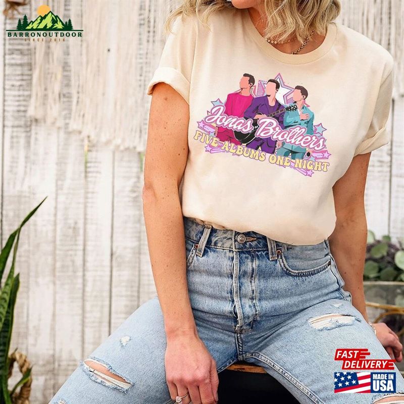 Jonas Brothers Shirt Brother Tour Five Albums One Night Unisex Sweatshirt Jonas Brothers Shirt Brother Tour Five Albums One Night Unisex Sweatshirt