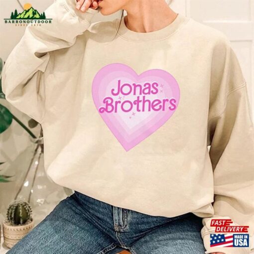 Jonas Brothers Shirt Fan Concert Outfit Barbie Inspired Funny Unisex Sweatshirt