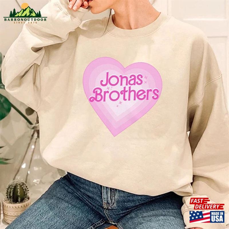 Jonas Brothers Shirt Fan Concert Outfit Barbie Inspired Funny Unisex Sweatshirt Jonas Brothers Shirt Fan Concert Outfit Barbie Inspired Funny Unisex Sweatshirt