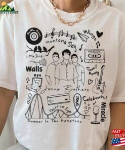 Jonas Brothers Shirt Five Albums One Night Tour 2023 Classic Unisex
