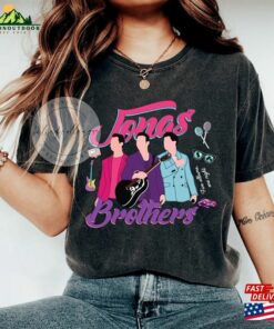 Jonas Brothers Shirt Five Albums One Night Tour 90 Sweatshirt Classic