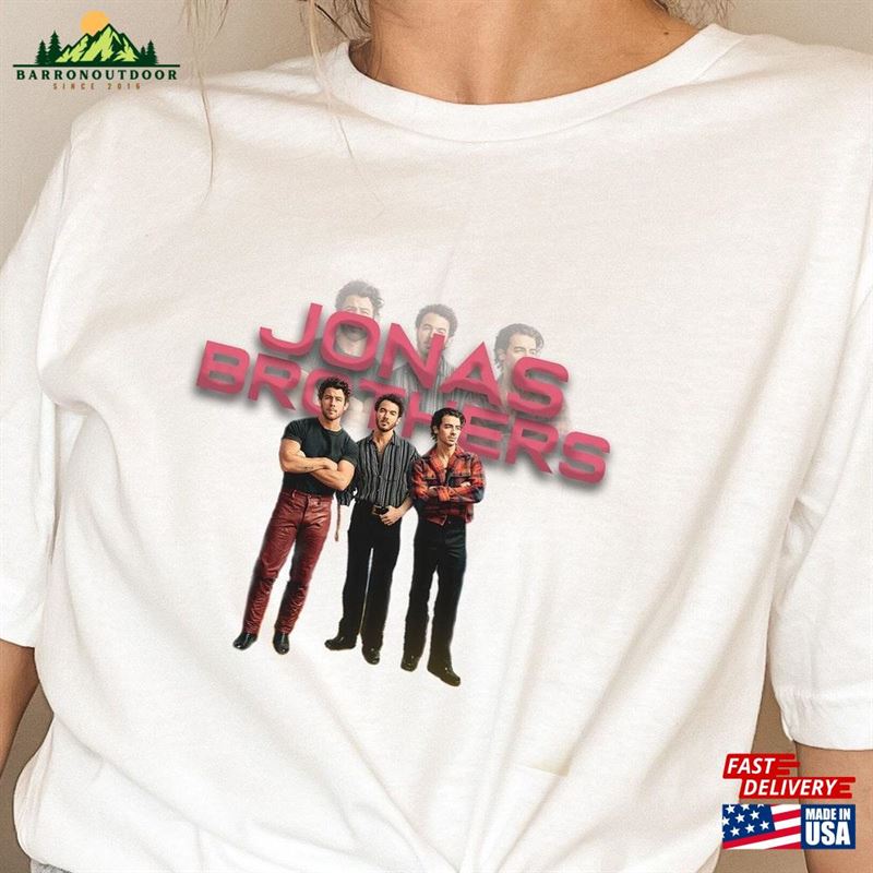 Jonas Brothers Shirt Movie Graphic Brother Merch Classic Unisex Jonas Brothers Shirt Movie Graphic Brother Merch Classic Unisex