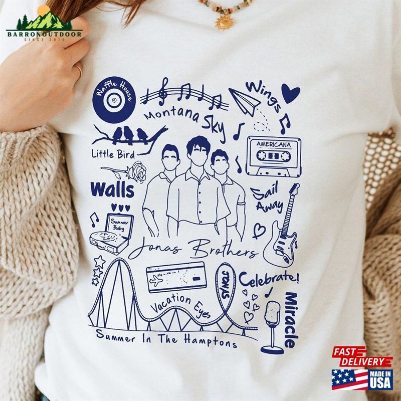 Jonas Brothers Shirt Retro 90'S Sweater Hoodie Classic Jonas Brothers Shirt Retro 90'S Sweater Hoodie Classic