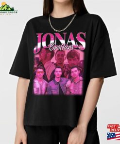 Jonas Brothers Shirt Retro Joe Vintage Nick Homage T-Shirt Unisex Hoodie