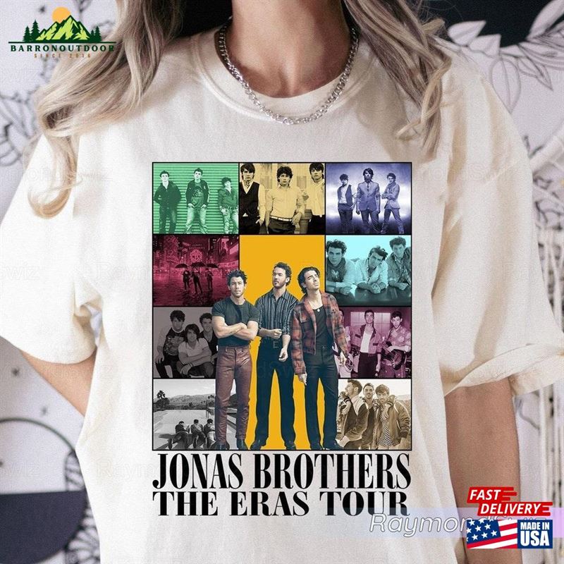 Jonas Brothers Shirt T-Shirt The Eras Tour Classic Jonas Brothers Shirt T-Shirt The Eras Tour Classic