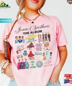 Jonas Brothers Shirt The Eras Tour Five Albums One Night T-Shirt Hoodie