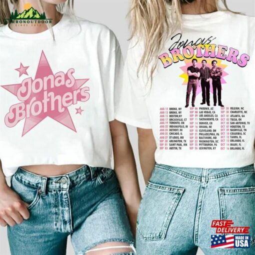 Jonas Brothers Shirt Tour Concert 2023 Retro T-Shirt Sweatshirt Classic