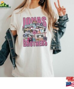 Jonas Brothers Shirt Vintage Joe Five Albums One Night Tour Sweatshirt Unisex