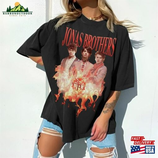 Jonas Brothers Shirt Vintage Nick Kevin Fan Tees T-Shirt Sweatshirt