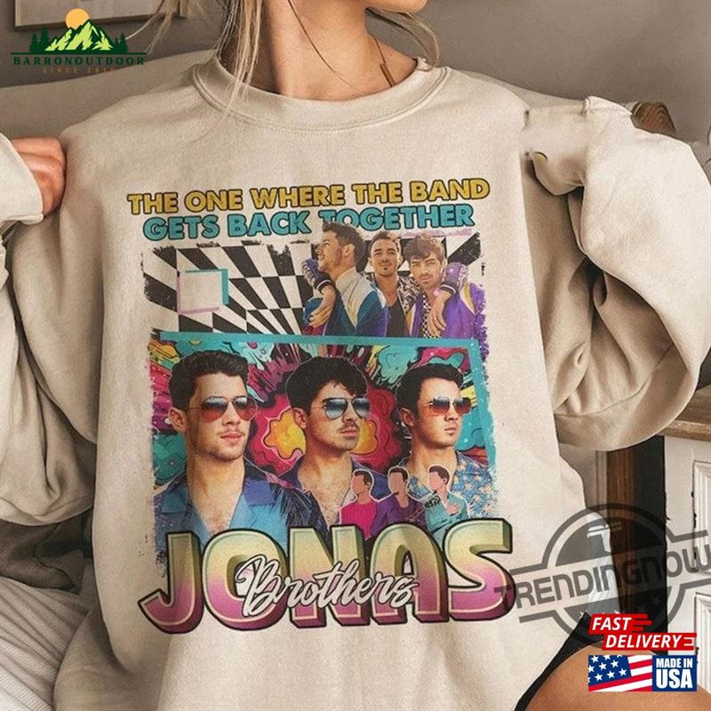 Jonas Brothers Shirt Vintange Retro T-Shirt Hoodie Jonas Brothers Shirt Vintange Retro T-Shirt Hoodie