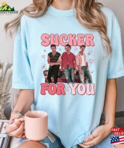 Jonas Brothers Sucker For You Shirt I Love Hot Dads Five Albums One Night Tour Classic Hoodie