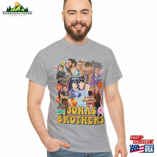 Jonas Brothers T-Shirt The Album 2023 A Little Bit Longer 2008 Classic